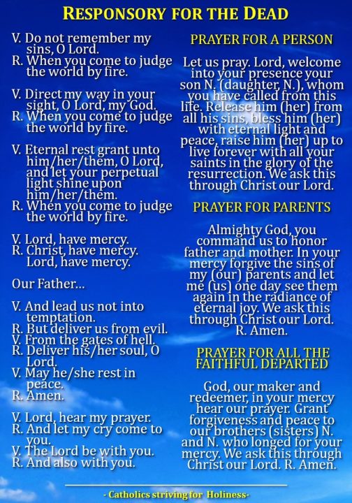 Monday devotion: PRAY FOR THE HOLY SOULS IN PURGATORY. 2