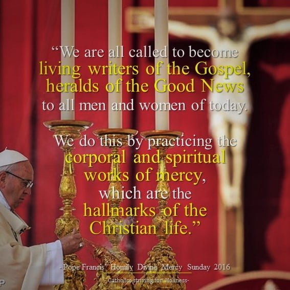 Pope Francis on Divine MErcy