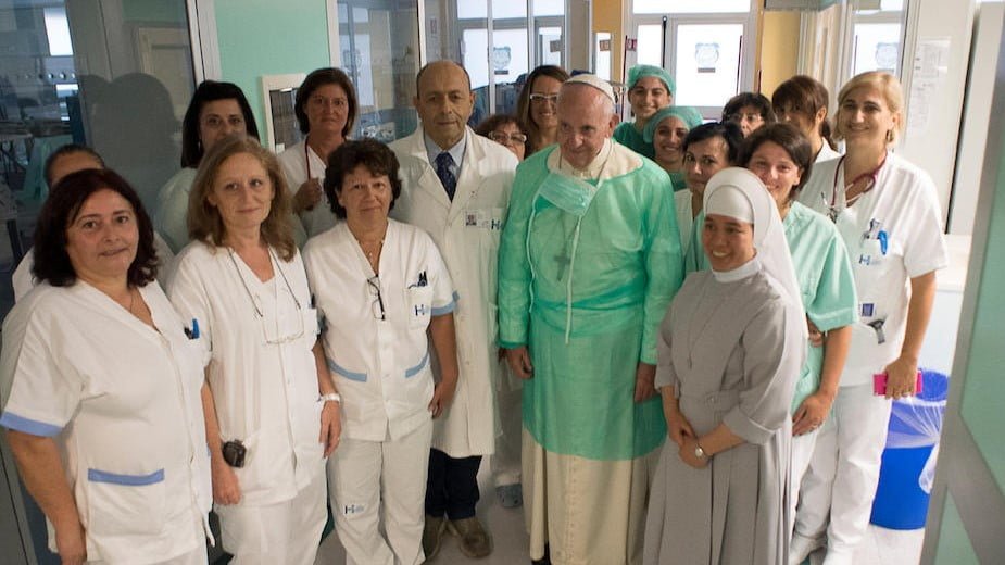 pope francis message to nurses