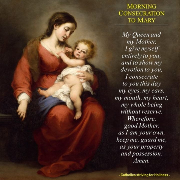 morning consecration to Mary