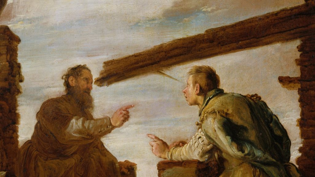 DAILY GOSPEL COMMENTARY: THE SPLINTER IN YOUR BROTHER'S EYE (Lk 6:39–42). 2