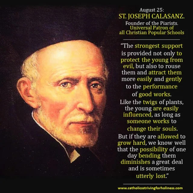 ST. JOSEPH CALASANZ