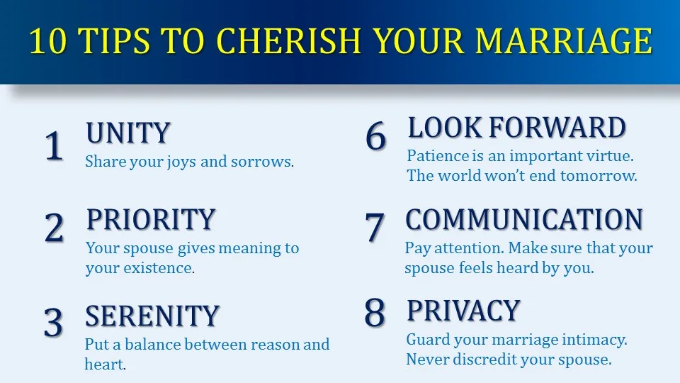 10 TIPS TO CHERISH YOUR MARRIAGE 5 10 TIPS TO CHERISH YOUR MARRIAGE 3