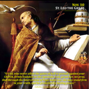 Nov. 10 - Pope St. Leo the Great 4