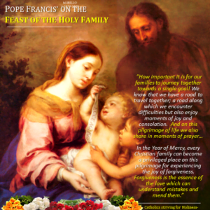 POPE FRANCIS on the Holy Family 4
