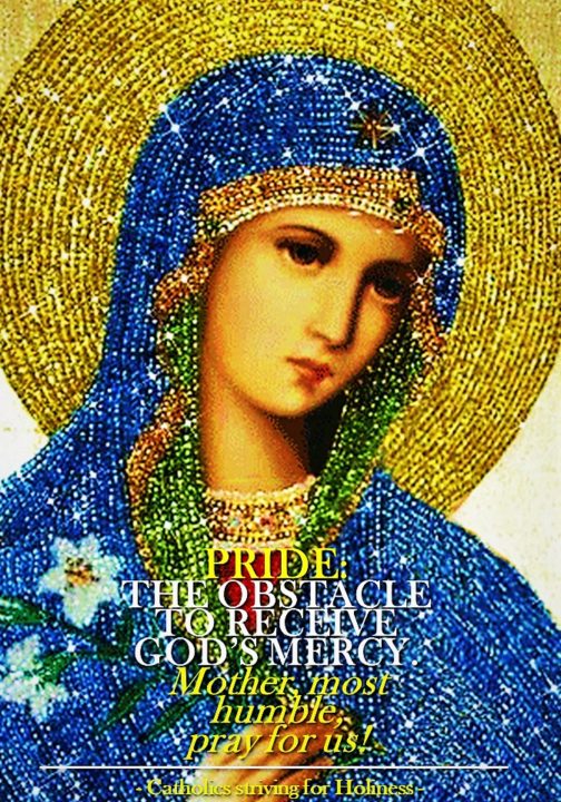 pride Mary most humble