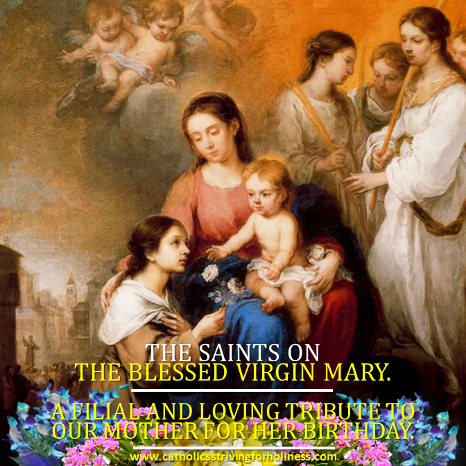 The Saints on the Blessed Virgin Mary