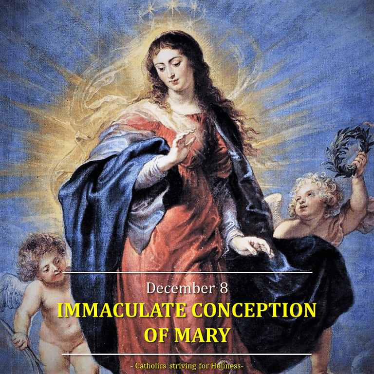 Dec. 8: THE IMMACULATE CONCEPTION OF MARY. 6 immaculate-conception-2016-av