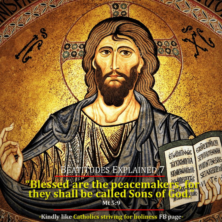 BEATITUDES EXPLAINED 7: BLESSED ARE THE PEACEMAKERS 5 bLESSED ARE THE PEACEMAKERS
