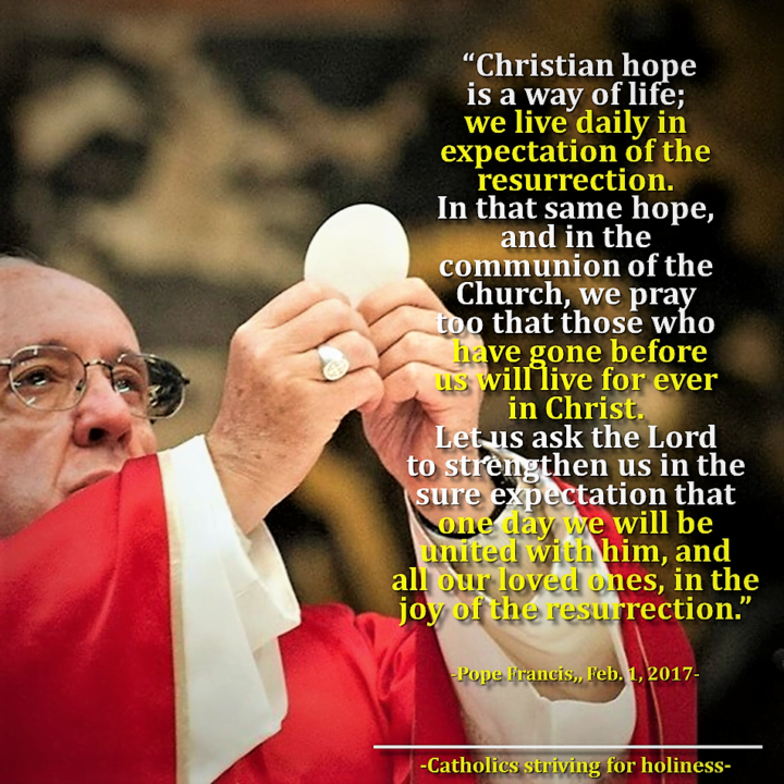 POPE FRANCIS ON CHRISTIAN HOPE. 2