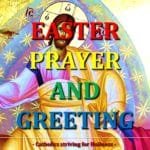 happy easter prayer and greeting