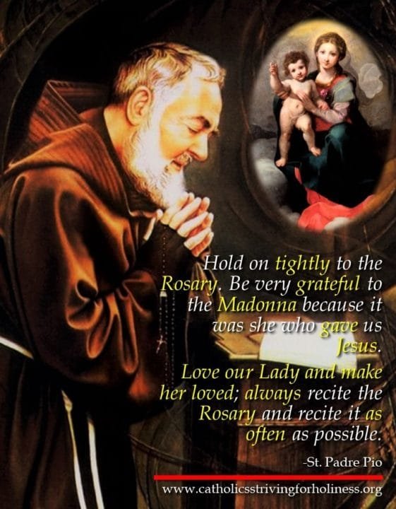 ST. PADRE PIO ON THE HOLY ROSARY 1