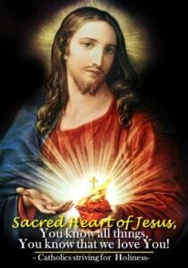 SAY MANY ACTS OF LOVE AND CONTRITION TO JESUS