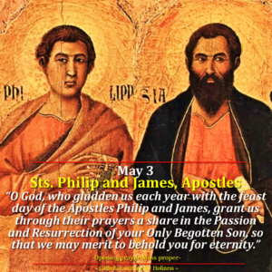 May 3 - Sts. Philip and James 4