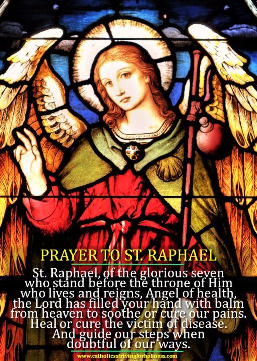 PRAYER TO ARCHANGEL ST. RAPHAEL. 5