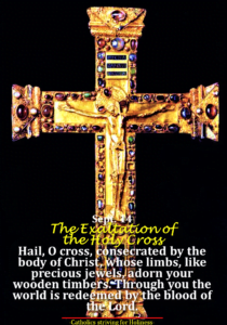 Sept. 14 - Exaltation of the Holy Cross reading 4