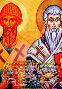 Sept. 16 - Sts. Cornelius and Cyprian 4