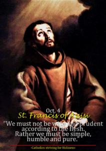 Oct. 4 - St. Francis of Assisi (Murillo) 4