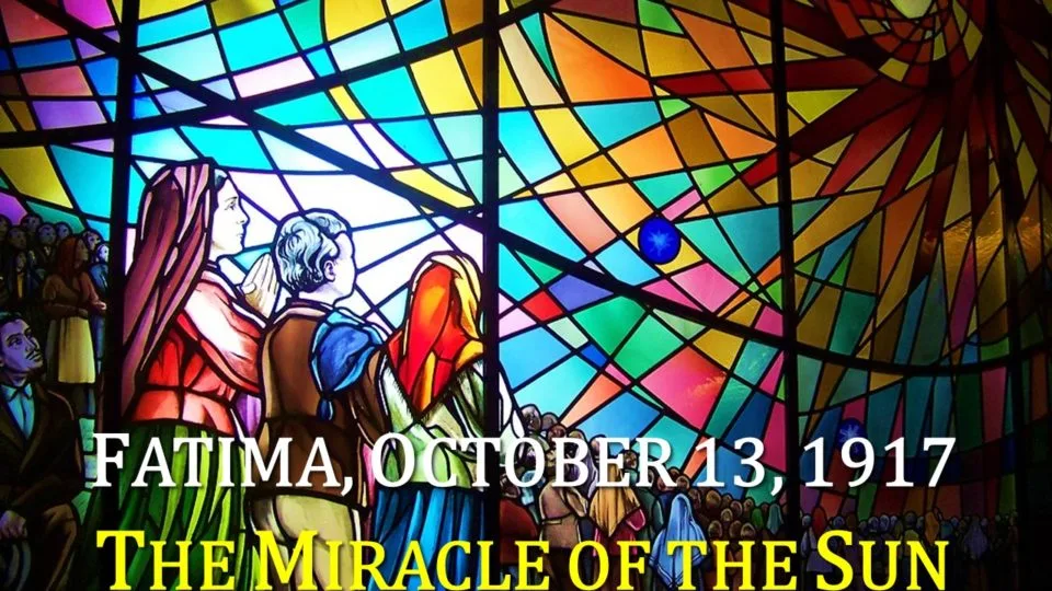 OCT. 13, 1917: THE MIRACLE OF THE SUN IN FATIMA. AV Summary. Best with sound. 1