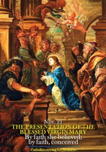 Nov. 21: The Presentation of Our Lady 4