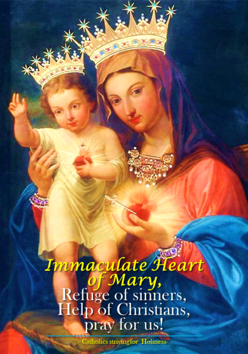 SACRED HEART OF JESUS, OUR LORD! IMMACULATE HEART OF MARY, OUR MOTHER! 1