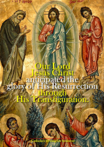 2nd Sunday of Lent. TRANSFIGURATION 4
