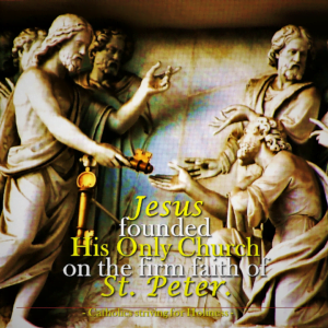 21st Sunday in Ordinary time Year A GOSPEL COMMENTARIES. JESUS ESTABLISHED HIS CHURCH ON ST. PETER AS ITS FOUNDATION. 5