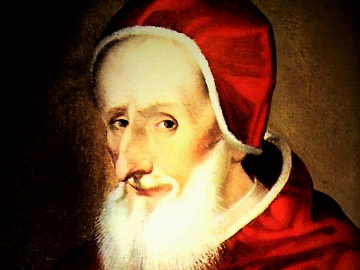 April 30: ST. PIUS V, POPE OF THE CATECHISM. Short bio and reading from St. Augustine. 1