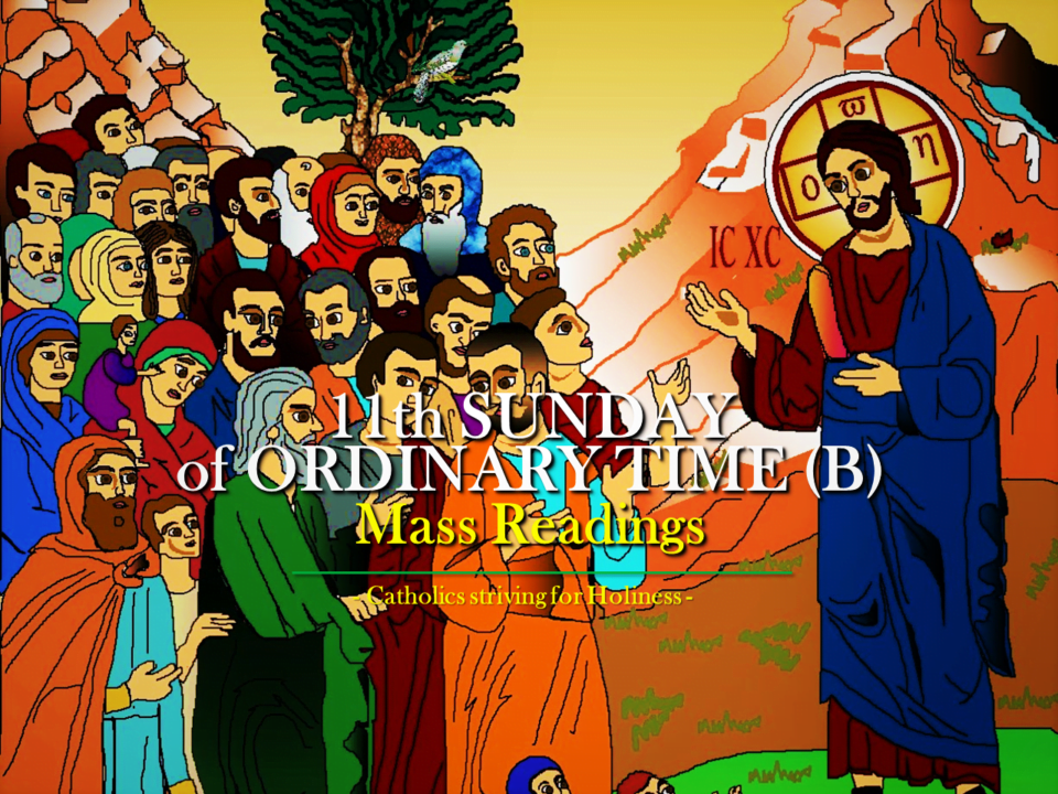 11TH SUNDAY OF ORDINARY TIME YEAR B