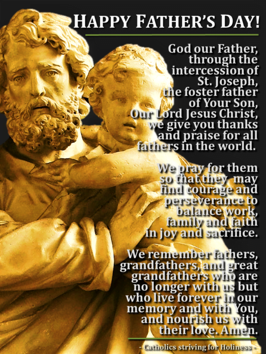 Father's Day Prayer - Catholics Striving For Holiness