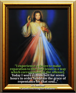 St. Faustina., Pray and sacrifice for others. 4