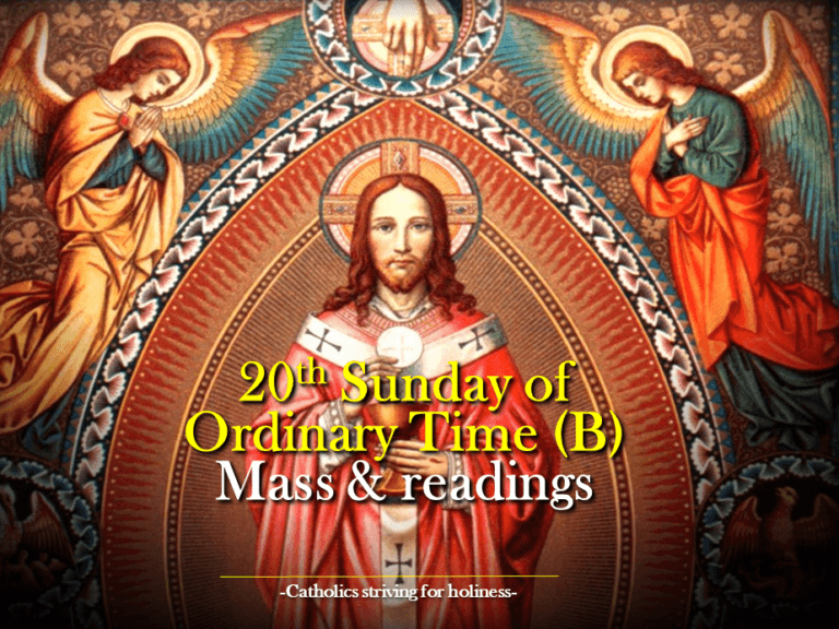 Sunday Mass Readings Archives - Catholics Striving For Holiness