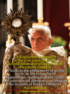 Eucharist, antidote vs individualism 4