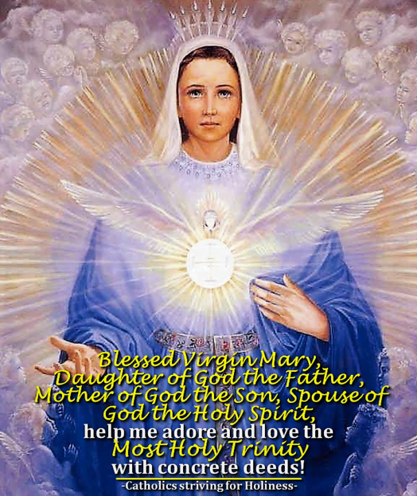 Mother Mary Help Me Love God With Concrete Deeds Catholics Striving