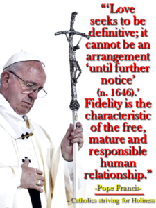 6th Commandment. Pope Francis 4