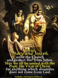 Holy Family, unite and protect the Church 4