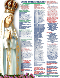 Holy Rosary. Guide. Sub tuum praesidium. Prayer to St. Michael. 2