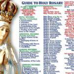 Holy Rosary. Guide. We fly to your patronage. St. Michael prayer