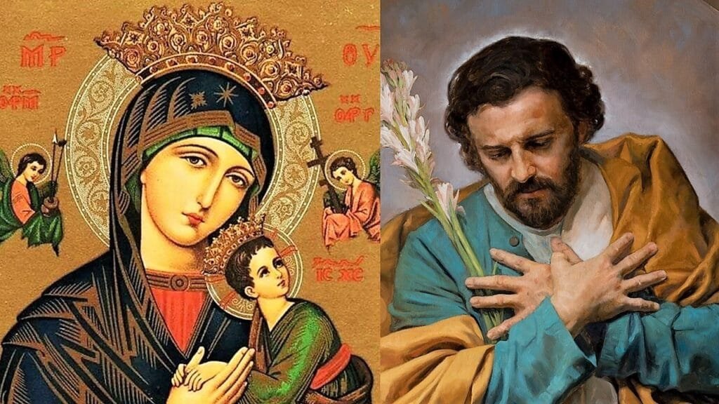 WEDNESDAY DEVOTION TO OUR MOTHER OF PERPETUAL HELP AND ST. JOSEPH, MASTER OF INTERIOR LIFE. 1