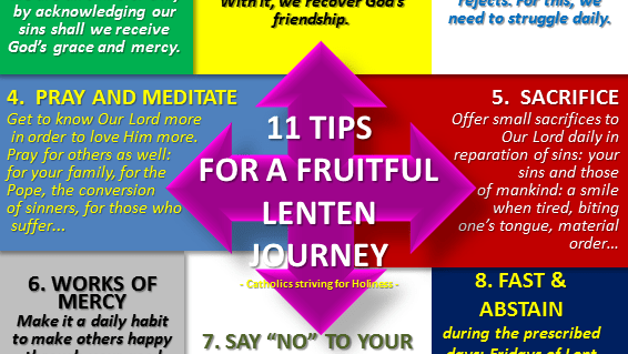 11 TIPS FOR LENT. 1