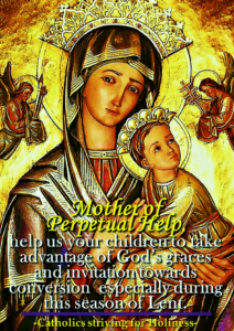 Mother of Perpetual Help Lenten prayer 4