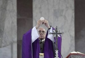 Pope Francis Ash Wednesday Holy Mass