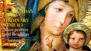 23rd Sunday in Ordinary Time Year C