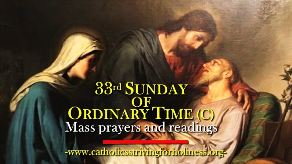 33rd Sunday in Ordinary Time C