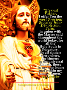 Prayer of St. Gertrude for the Holy Souls in Purgatory. 2