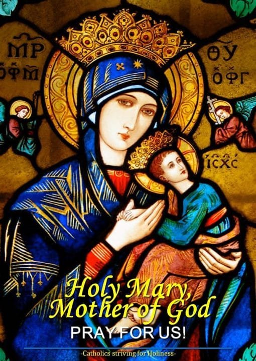 Mary
homily for january 1