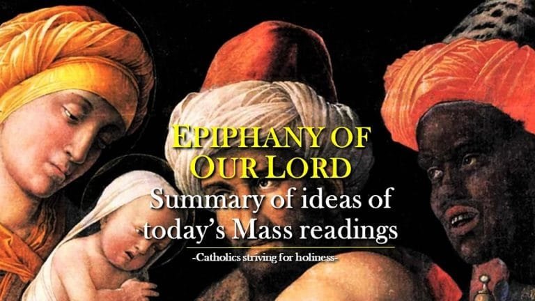 Epiphany summary of ideas of Mass readings