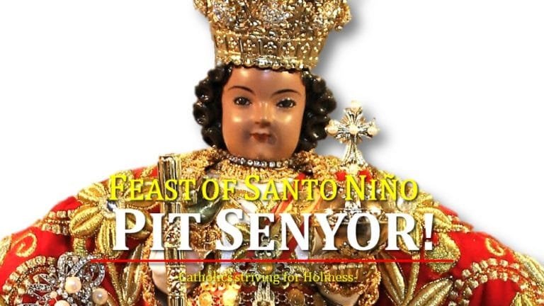 FEAST OF SANTO NIÑO DE CEBÚ. 3rd Sunday of January (PHILIPPINES) The meaning of PIT SENYOR! 9 Pit Señyor