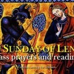 1st SUNDAY OF LENT YEAR A. Mass prayers and readings. 12 1st sunday of lent