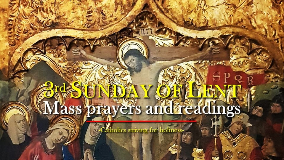 3rd sunday of lent YEAR A